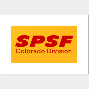 SPSF Colorado Division Red Logo Posters and Art